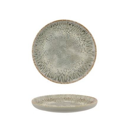 Piatto piano 28 cm Bordo alto - Dust