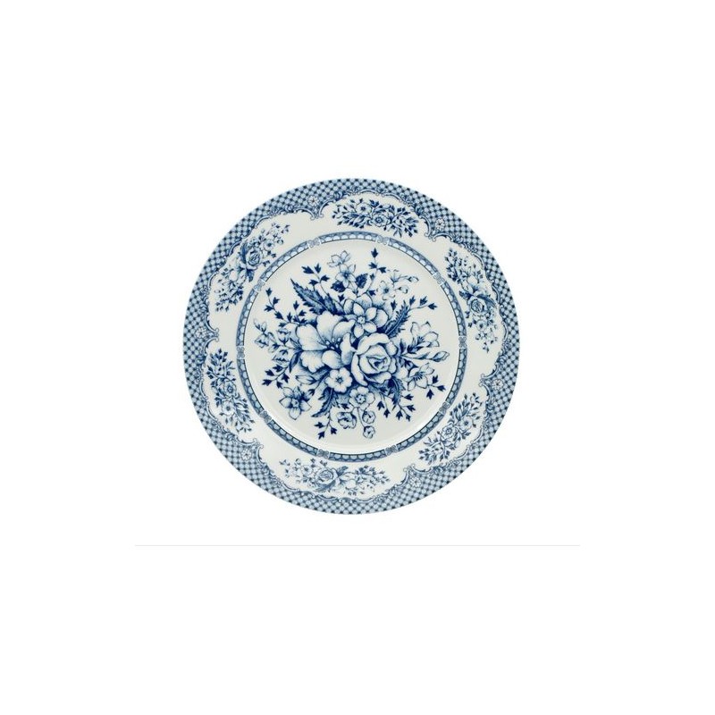 Piatto Piano blu cm.31 Florence Provence