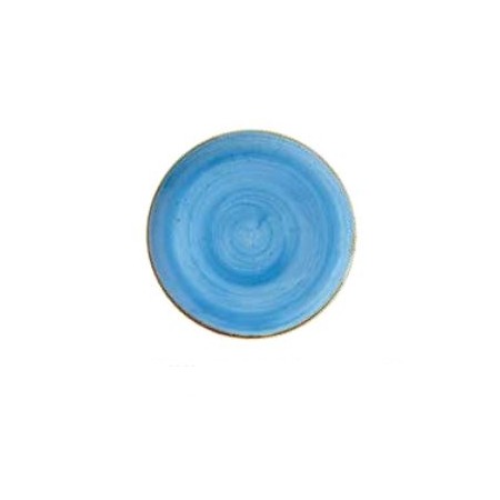 Piatto piano blu puntinato 28,8cm Churchill Stonecast