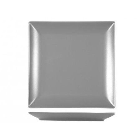 Piatto piano grigio 24x24 cm Monaco