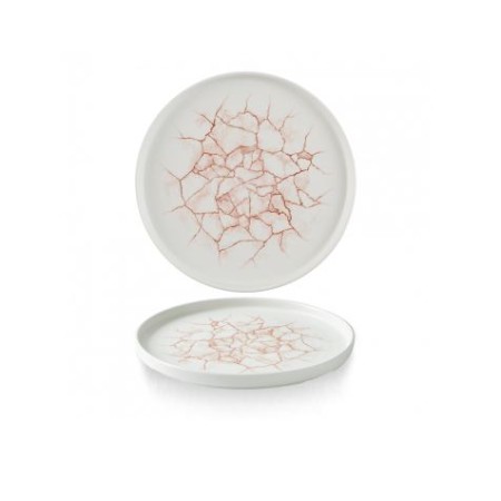 Piatto piano imp. cm.26 Kintsugi Coral Churchill
