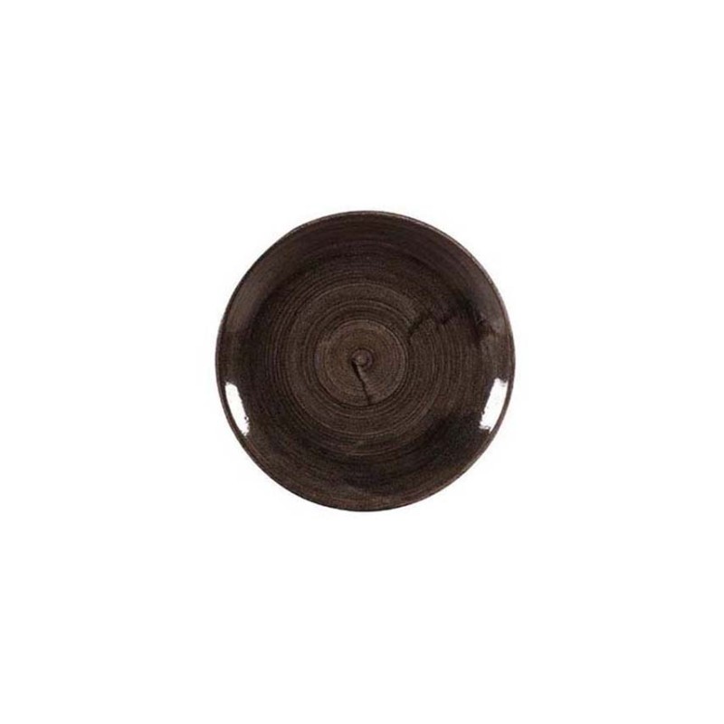 Piatto piano puntinato nero cm 28.8 - Churchill Sonecast