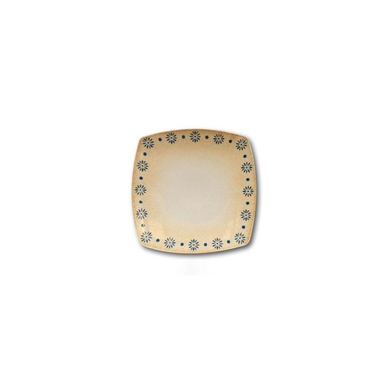 Piatto piano quadrato 26 cm Tokio Table Saturnia