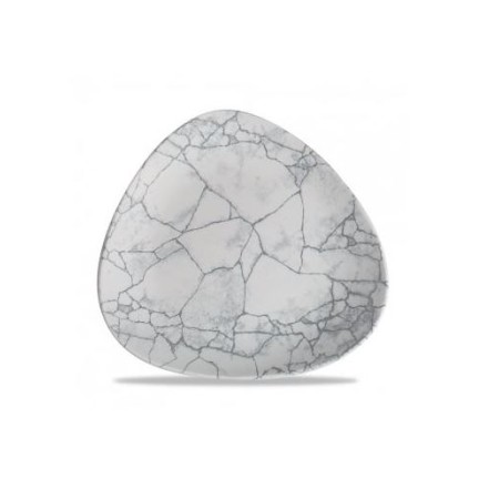 Piatto piano triangolare cm.22,9 Kintsugi Pearl Churchill