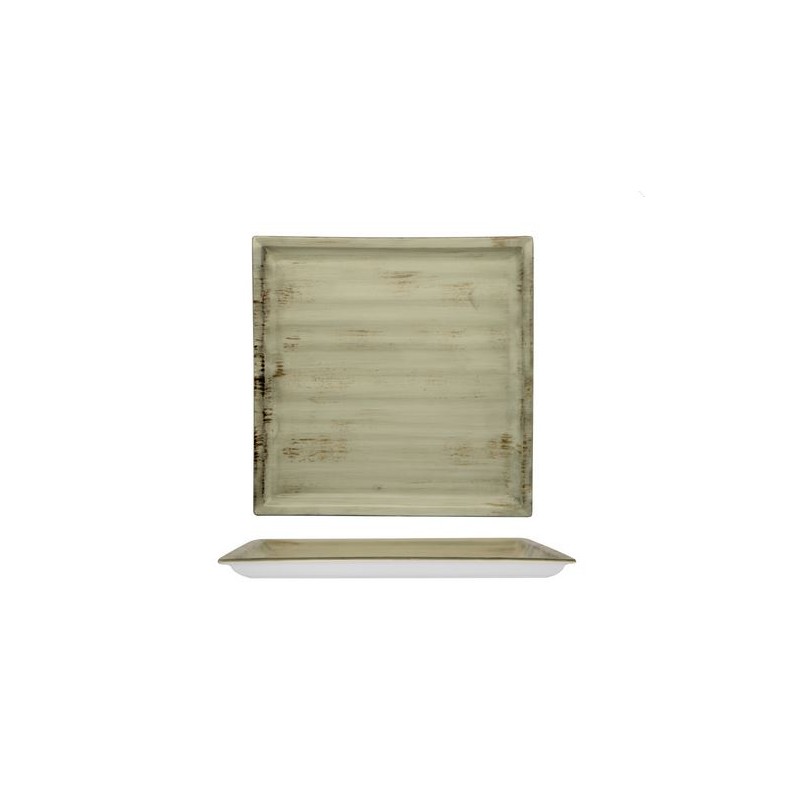 Piatto quadro cm.29 noisette Justcolor