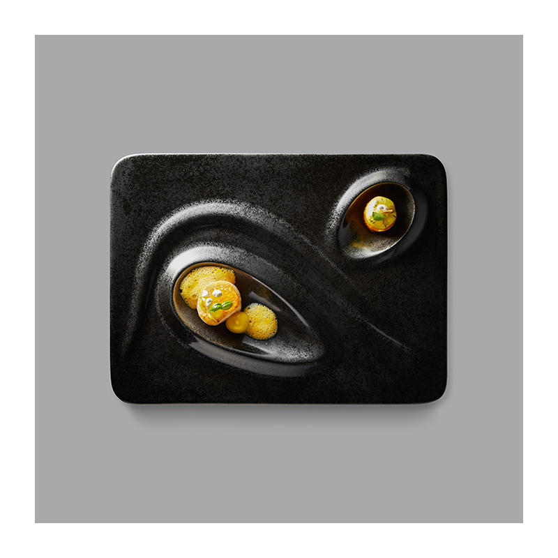 Piatto rett. 2 zone cm.32x24 Create- Rak Porcelain