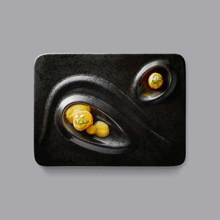 Piatto rett. 2 zone cm.32x24 Create- Rak Porcelain