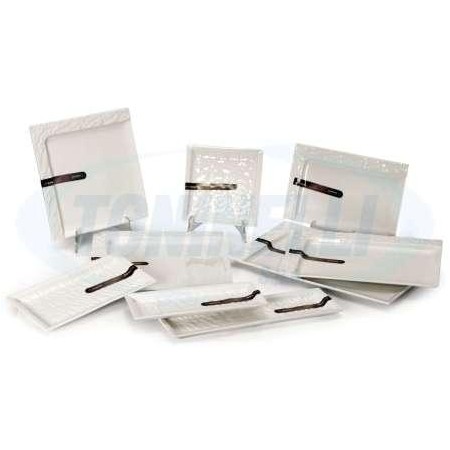 Piatto rettangolare cm 28x18 Bianco
