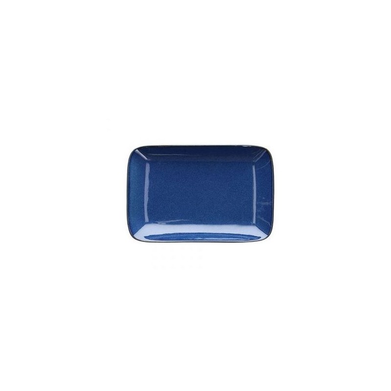 Piatto Rettangolare fondo coupe cm27,5x18,5 Blu Tognana
