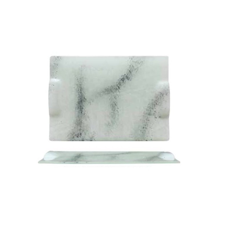 Piatto rettangolare in vetro cm.35x25