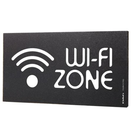 Pittogrammi WI-FI 8 x 15 cm da parete