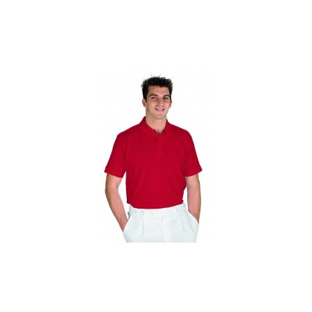 Polo rossa in cotone tg.L Isacco