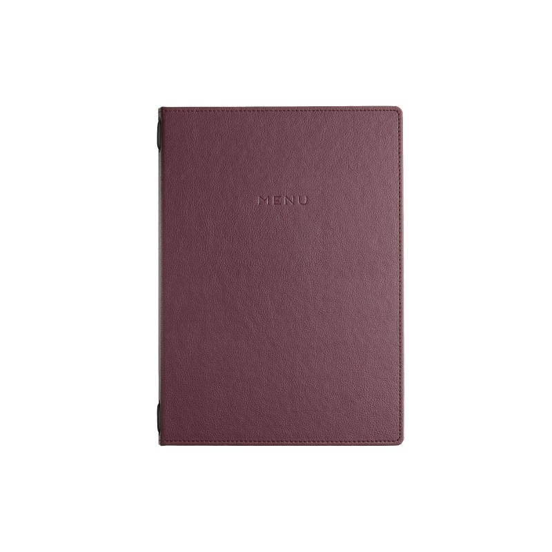 Porta Menu gourmet 22,7x32 cm (A4) - bordeaux