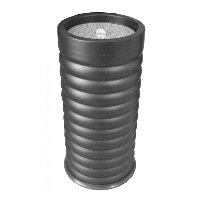 Posacenere Luna nero con sabbia lt.56