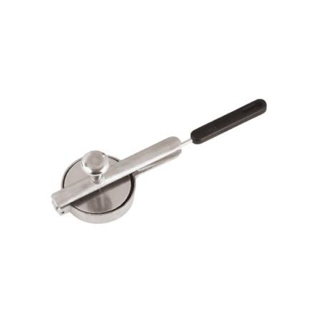 Pressa hamburger tondo inox cm.10