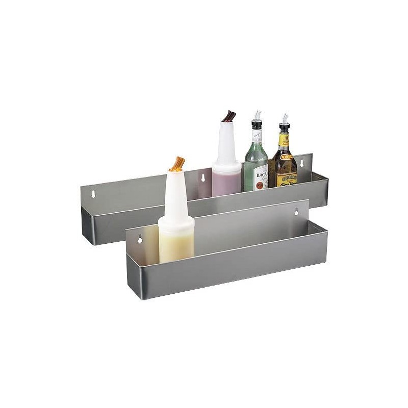 Rastrelliera inox 56 cm per bottiglie