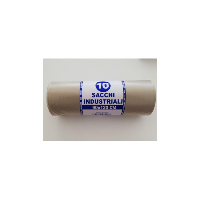 Rotolo 10 sacchi MDPE TRASP. f.to 90x120cm PER RACCOLTA DIFFERENZIATA