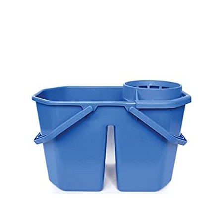 Secchiello strizz doppia vasca celeste