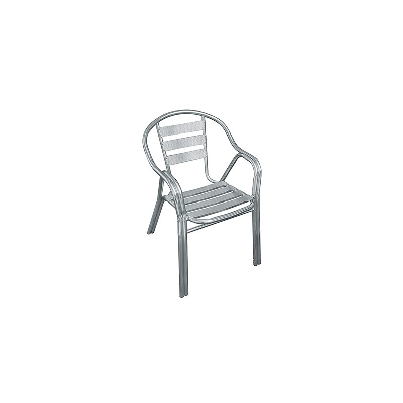 Sedia Listelli Alu - Doppio tubo