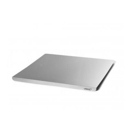 Spianatoia Tagliere in acciaio cm 50x50 con antiscivolo e bordo,spes.1mm