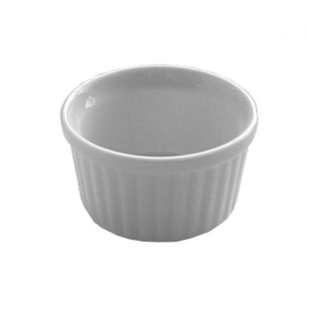 Stampo creme caramel porcellana bianca cm.7