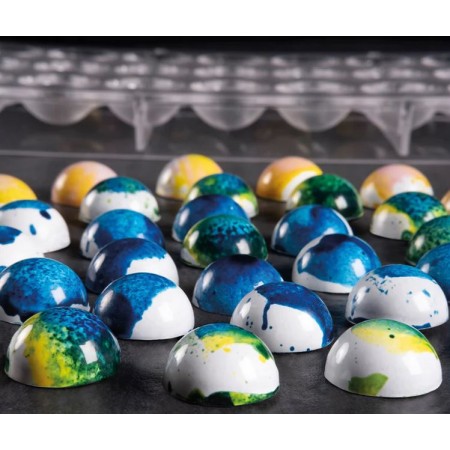 Stampo in Tritan per praline a semisfera 12 impronte