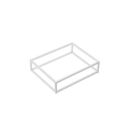 Stand per buffet bianco in metallo - GN 1/2 32,5x26,5x8 cm