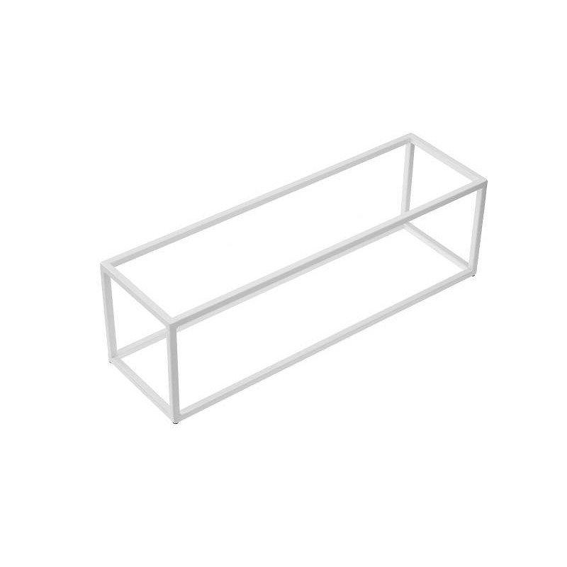 Stand per buffet bianco in metallo - GN 2/4 53x16,5x16 cm