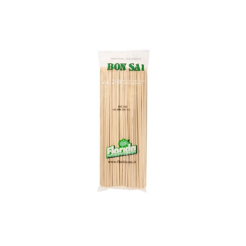 Stecconi bamboo cm 30- 200pz