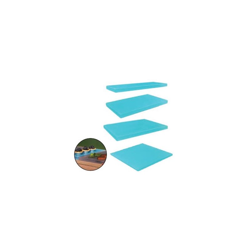 Tagliere Crystal pastry tray piano turchese cm 30x10
