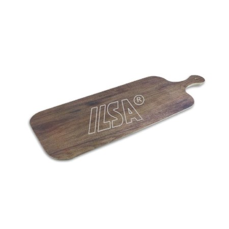 Tagliere melamina con manico finitura legno cm 40x20