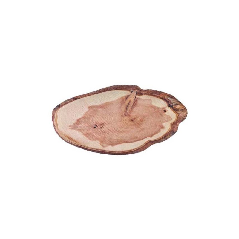 Tagliere ovale melamina effetto legno cm 53x27
