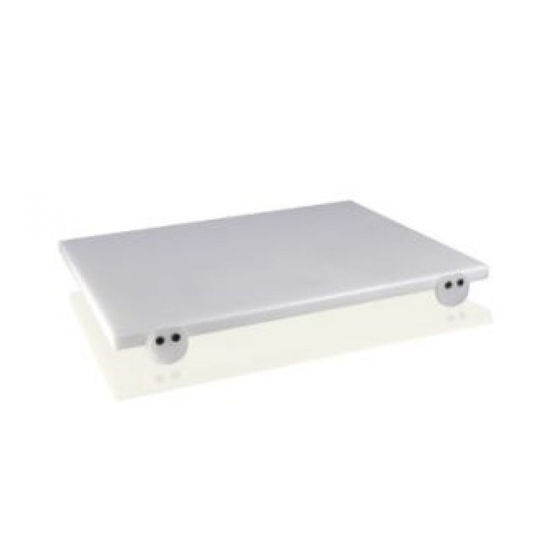 Tagliere polietilene Bianco con fermi cm. 80x40x2.5