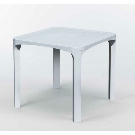 Tavolo rattan olè bianco