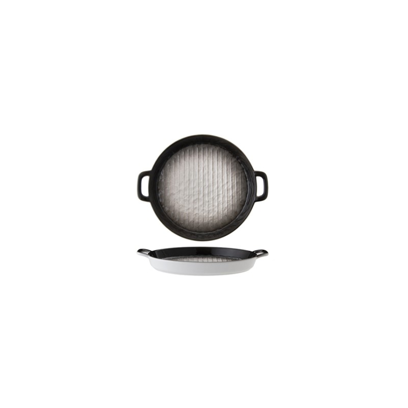 Tegame tondo nero cm.23 2 maniglie Shade Nbc