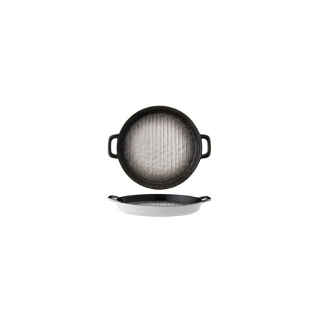 Tegame tondo nero cm.23 2 maniglie Shade Nbc