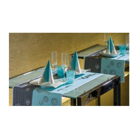 Tov.lo Bollicine 40x40 azzurro 50 pz