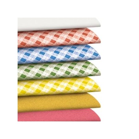 Tovaglia 1x1mt dec. rosso 100pz