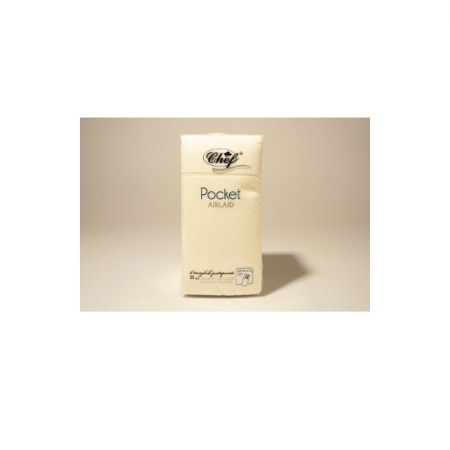 Tovagliolo 40X40 unito light champagne 25 pz  - pocket