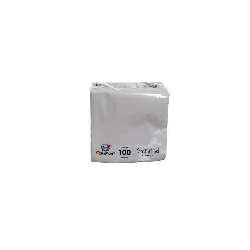 Tovagliolo bianco cm 25x25 per buffet