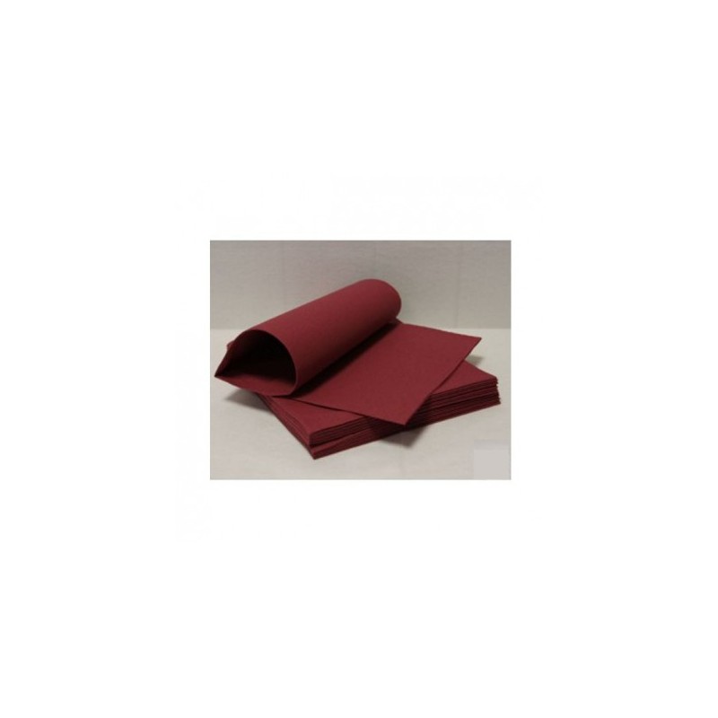 Tovagliolo unito 40x40 Light Bordeaux 50 pz