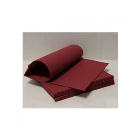 Tovagliolo unito 40x40 Light Bordeaux 50 pz