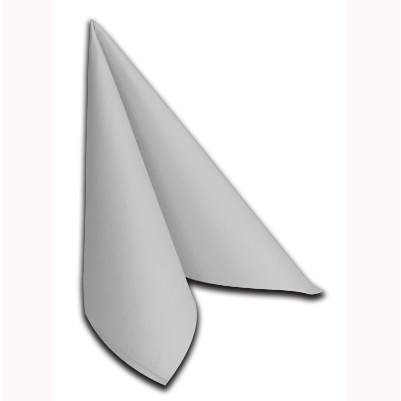 Tovagliolo unito 40x40 Light grigio 50 pz