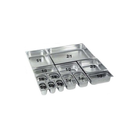 Vasca inox GN 1/2 h.10cm 32,5x26,5 cm