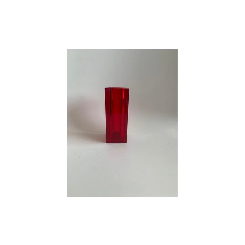 Vaso quadrato rosso Guzzini