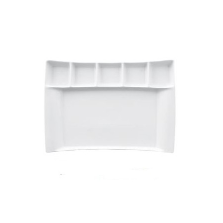 Vassoio 6 scomparti cm.37x26 Milano Gural