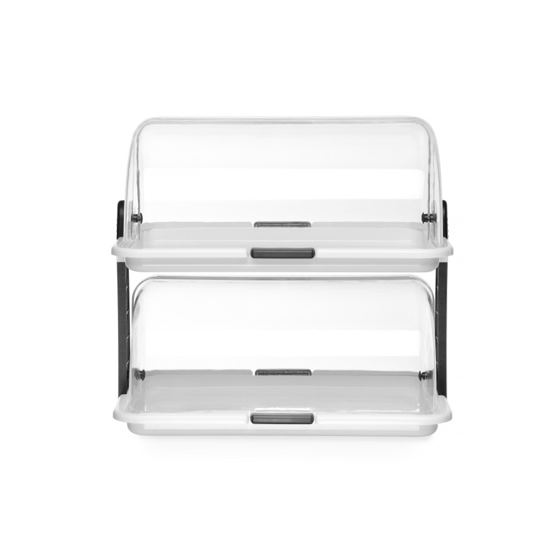 Vassoio espositivo a doppio piano Roll Top Cool