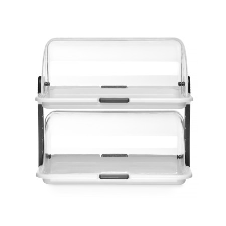 Vassoio espositivo a doppio piano Roll Top Cool
