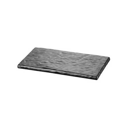 Vassoio in melamina nero effetto pietra gn 1/3