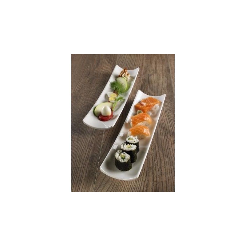 Vassoio melamina rett. bianco cm 31x8,2x3,3